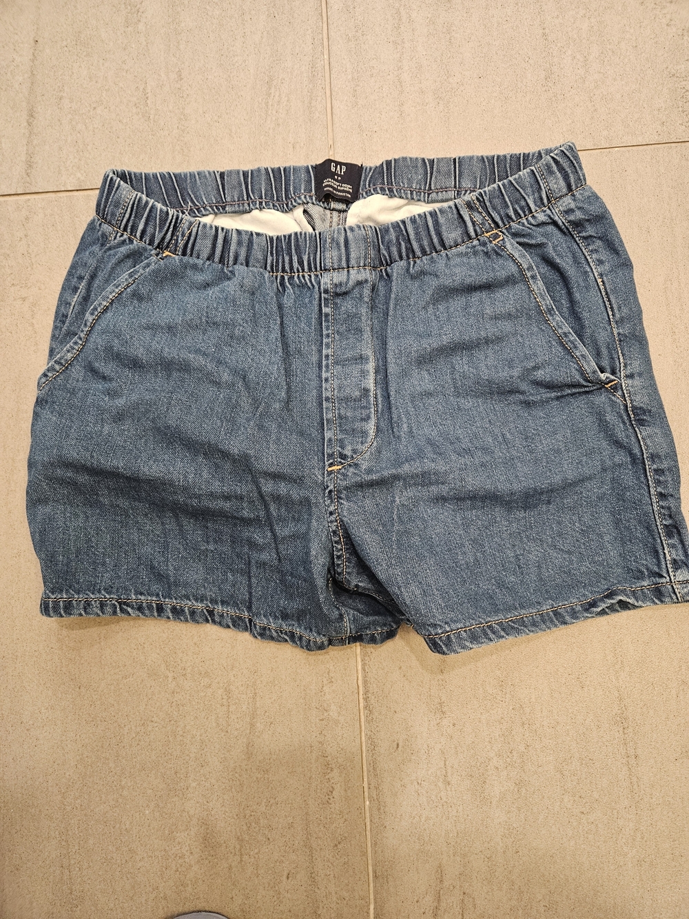 GAP Women's Blue Ultrasoft Srretch Demin Shorts